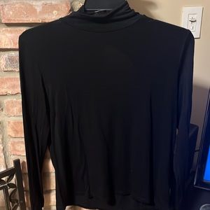 Open back turtleneck